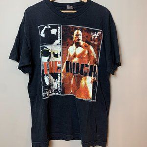 WWF/WWE The Rock Vintage T-Shirt (Large)